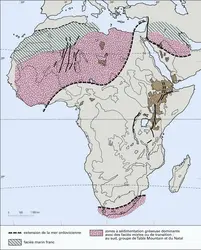 Afrique : l'Ordovicien - crédits : Encyclopædia Universalis France