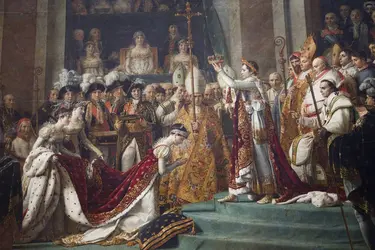 <em>Sacre de l’empereur Napoléon I<sup>er</sup> et couronnement de l’impératrice Joséphine</em>, J.-L. David - crédits : S. Vilder/ Prisma/ Age Fotostock