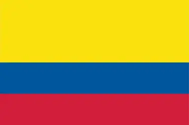 Colombie : drapeau - crédits : Encyclopædia Universalis France