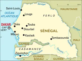 Limite administrative du Sénégal