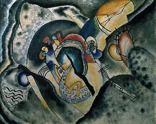 <it>La Touche noire</it>, W. Kandinsky - crédits :  Bridgeman Images 