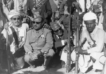 Le président Saleh, en 1965 - crédits : Keystone/ Getty Images