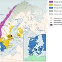 La Scandinavie à l'époque viking - crédits : Encyclopædia Universalis France