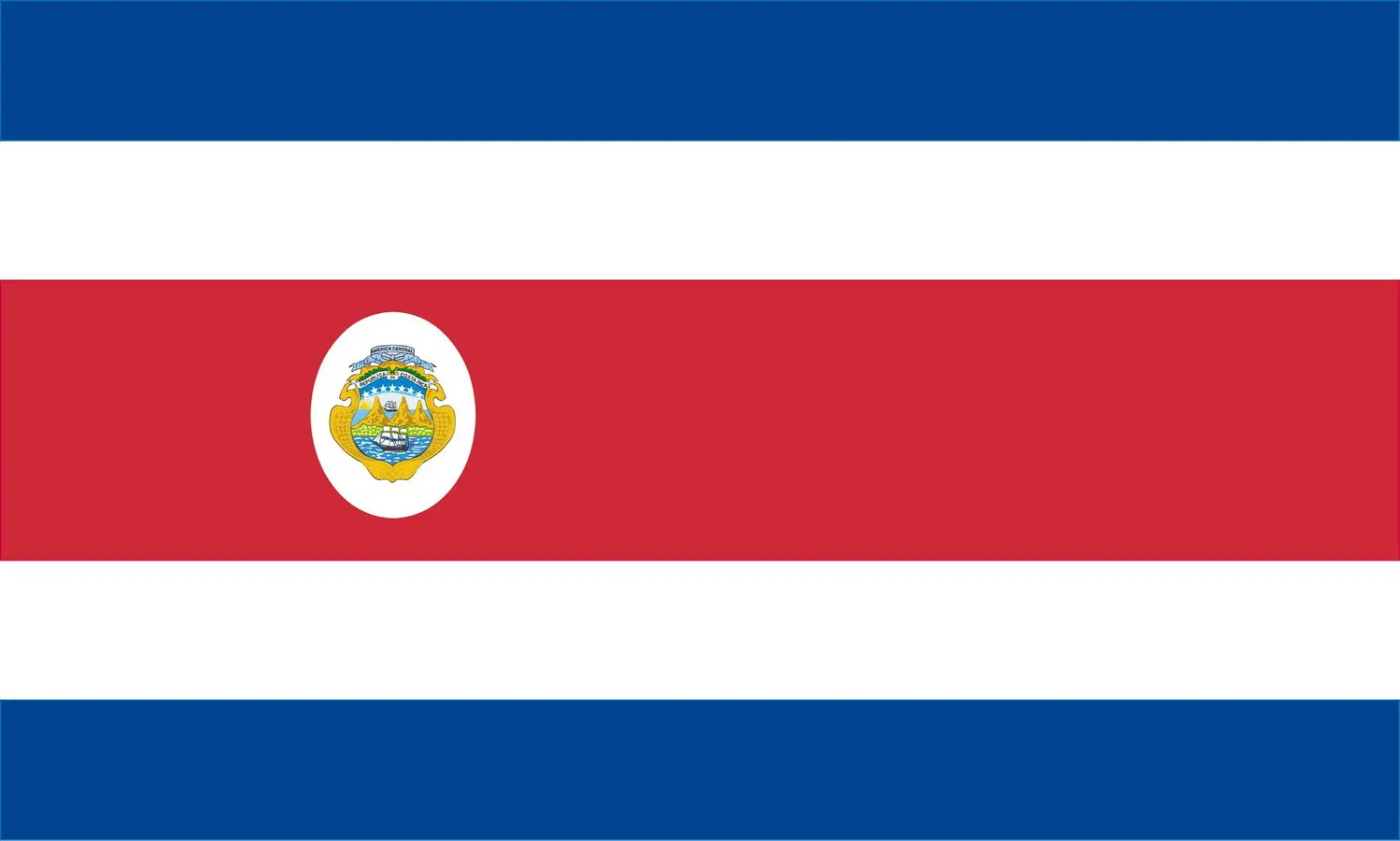 Costa Rica : drapeau