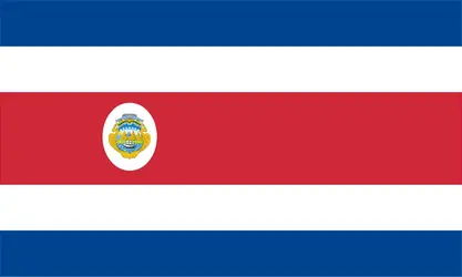 Costa Rica : drapeau - crédits : Encyclopædia Universalis France