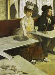 Dans un café, E. Degas - crédits : Erich Lessing/ AKG-images