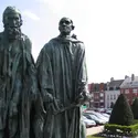 Monument aux bourgeois de Calais, A. Rodin - crédits : Simon Bilbault