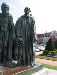 Monument aux bourgeois de Calais, A. Rodin - crédits : Simon Bilbault