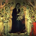 <it>La Vierge et l'Enfant en Majesté</it>, Duccio di Buoninsegna - crédits :  Bridgeman Images 