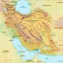 Iran : carte physique - crédits : Encyclopædia Universalis France