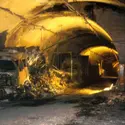 Tunnel du Mont-Blanc après l'incendie du 24 mars 1999 - crédits : CETU