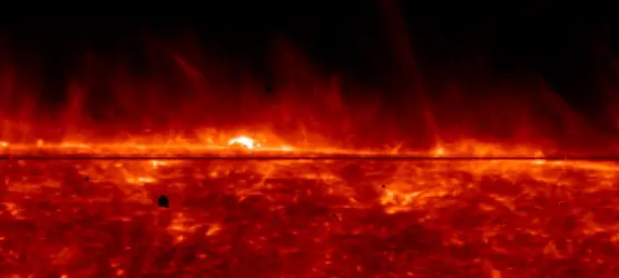 Surface du Soleil - crédits : Tahar Amari/ Centre de physique théorique
