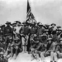 Theodore Roosevelt et les Rough Riders - crédits : William Dinwiddie/ Hulton Archive/ Getty Images