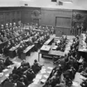 Tribunal de Nuremberg, 1946 - crédits : Bettmann/ Getty Images