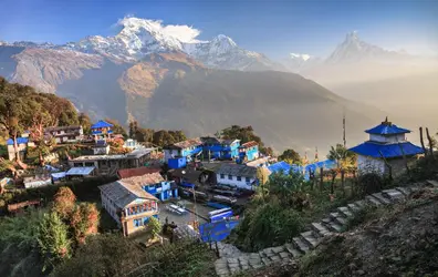 Village népalais - crédits : Feng Wei Photography/ Moment / Getty Images