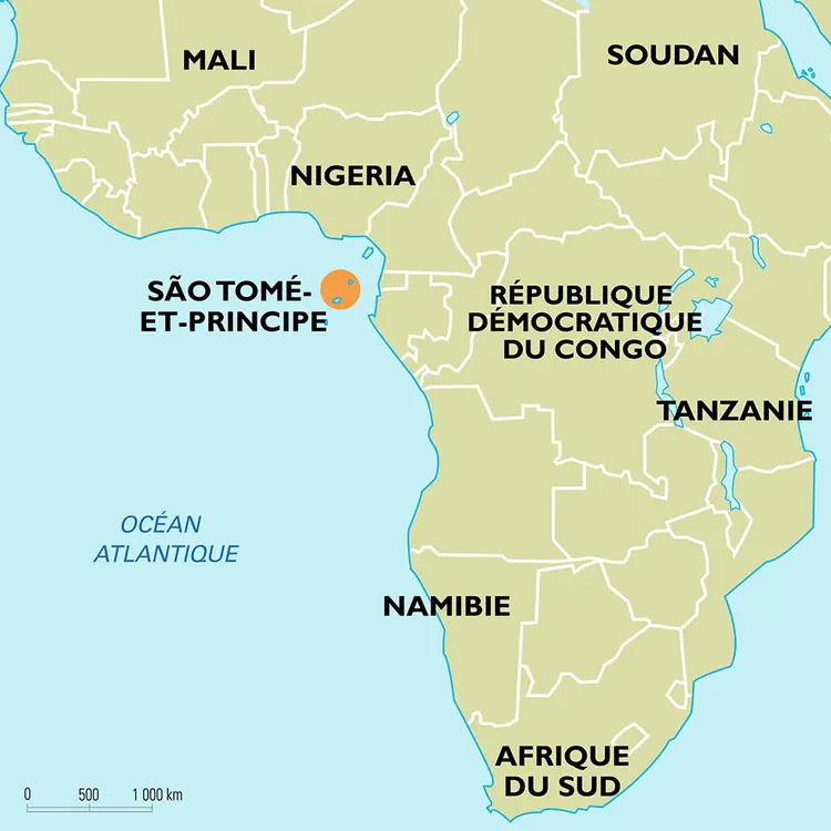 São Tomé-et-Príncipe : carte de situation