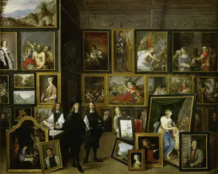 <it>Le Grand Duc Leopold Wilhelm dans sa galerie à Bruxelles</it>, D. Teniers - crédits : Erich Lessing/ AKG-images