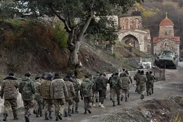 Retrait arménien du Haut-Karabakh, 2020 - crédits : Karen Minasyan/ AFP