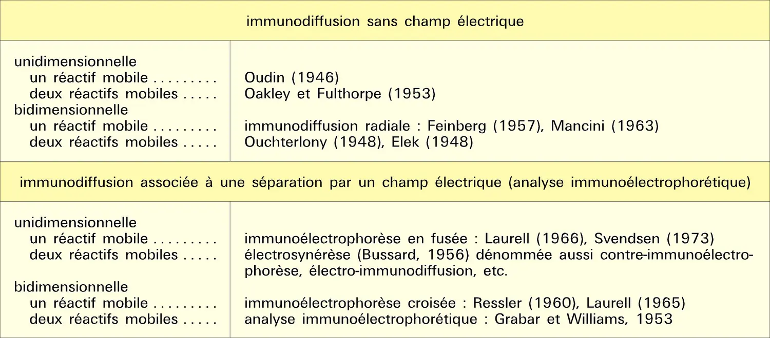 Immunoprécipitation en milieu gélifié