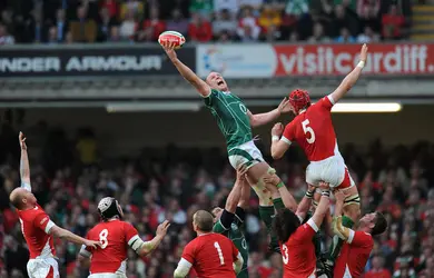 Rugby : Grand Chelem de l'Irlande, 2009 - crédits : Paul Ellis/ AFP