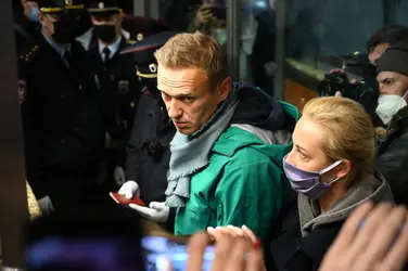 Arrestation d’Alexeï Navalny, 2021 - crédits : Kirill Kudryavtsev/ AFP