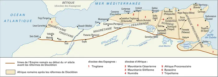 Afrique romaine - crédits : Encyclopædia Universalis France
