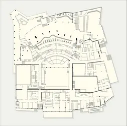 Opéra d'Essen (Allemagne), Alvar Aalto - crédits : Encyclopædia Universalis France