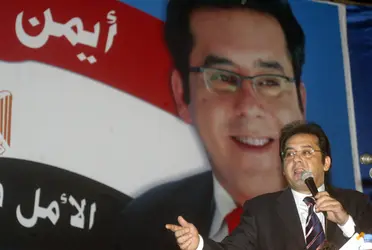 Ayman Nour, candidat à l'élection présidentielle égyptienne - crédits : Rabih Moghrabi/ AFP