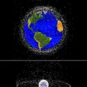 Objets artificiels en orbite autour de la Terre - crédits : NASA