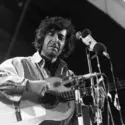 Leonard Cohen au festival de l’île de Wight (Royaume-Uni) - crédits : Tony Russell/ Redferns/ Getty images