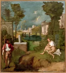La Tempête, Giorgione - crédits : Arte & Immagini srl/ CORBIS/ Corbis/ Getty Images