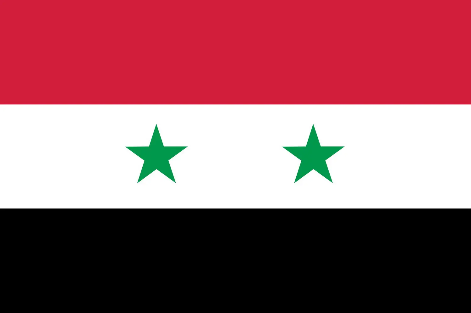 Syrie : drapeau