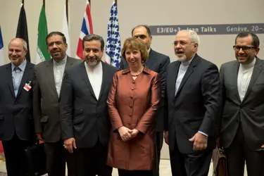 Accord sur le programme nucléaire iranien, 2013 - crédits : Martial Trezzini/ EPA