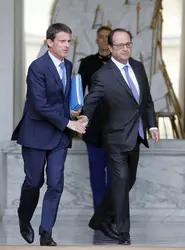 Manuel Valls et François Hollande - crédits : Chesnot/ Getty Images