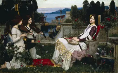 <it>Sainte Cécile</it>, J.W. Waterhouse - crédits : The Bridgeman Art Library/ Christie's Images