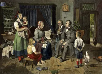 Jakob et Wilhelm Grimm - crédits : AKG-images