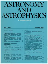 Revue <em>Astronomy and Astrophysics</em> - crédits : Astronomy & Astrophysics, volume 1, 1969, reproduced with permission © ESO