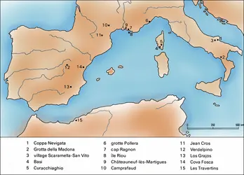 Sites à poterie antérieurs à 5000 ans - crédits : Encyclopædia Universalis France