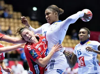 Finale du Championnat d’Europe féminin de handball 2020&nbsp;: France-Norvège - crédits : Bo Amstrup/  Ritzau Scanpix/ EPA-EFE