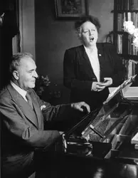 Bruno Walter et Elisabeth Schumann - crédits : Gerti Deutsch/ Picture Post/ Hulton Archive / Getty Images