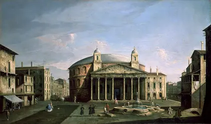 <it>Le Panthéon à Rome</it>, B. Bellotto - crédits :  Bridgeman Images 