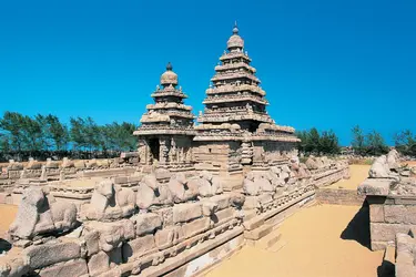 Temple du Rivage, Mahabalipuram, Inde, 2 - crédits : M. Borchi/ De Agostini/ Getty Images