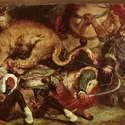 <em>La Chasse aux lions</em>, E.Delacroix - crédits : Musee des Beaux-Arts, Bordeaux, France/ Bridgeman Images