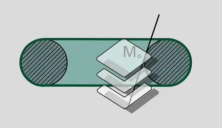 Intersection du tore avec son plan tangent - crédits : Encyclopædia Universalis France