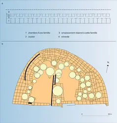 Dayak de Bornéo : maison - crédits : Encyclopædia Universalis France