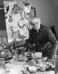 Willem De Kooning - crédits : Ben Van Meerondonk/ Hulton Archive/ Getty Images