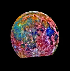 Terrains lunaires - crédits : Courtesy NASA / Jet Propulsion Laboratory
