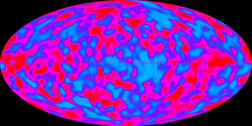 Fluctuations du fond diffus cosmologique - crédits : COBE/ NASA