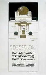 Affiche de la deuxième exposition de la Sécession, J. M. Olbrich - crédits : Imagno/ Hulton Archive/ Getty Images