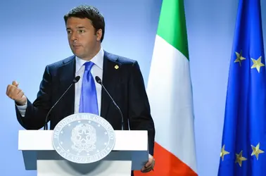 Matteo Renzi - crédits : Stephanie Lecocq/ EPA